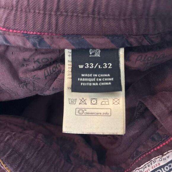 Burgundy scotch soda joggers - Picture 5 of 6